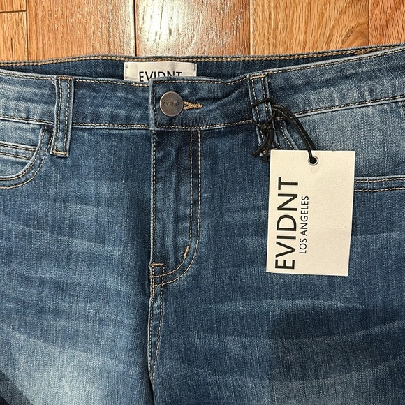 EVIDNT Los Angeles Women's Denim Florence Straight Jeans NWT 28 - Picture 3 of 5